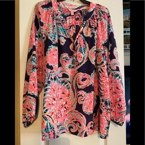 Lilly Pulitzer Silk Elsa Top